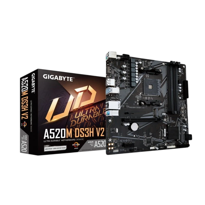 Gigabyte A520M DS3H V2 AMD Socket AM4 128GB Micro ATX Negro