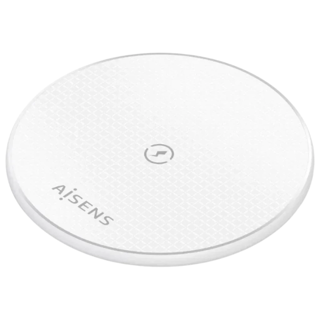 Aisens ASCH-15W1WC057-W Cargador Inalámbrico Qi 15W USB-C Base de Carga Blanca