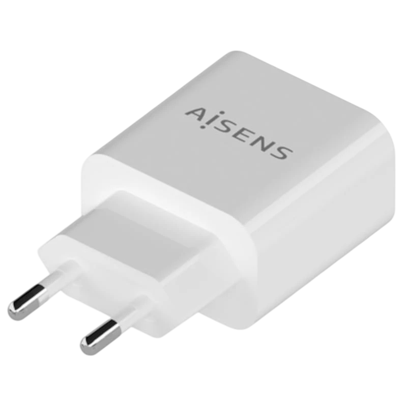 Aisens A110-0681 20W USB-C USB-A Blanco Cargador de Pared