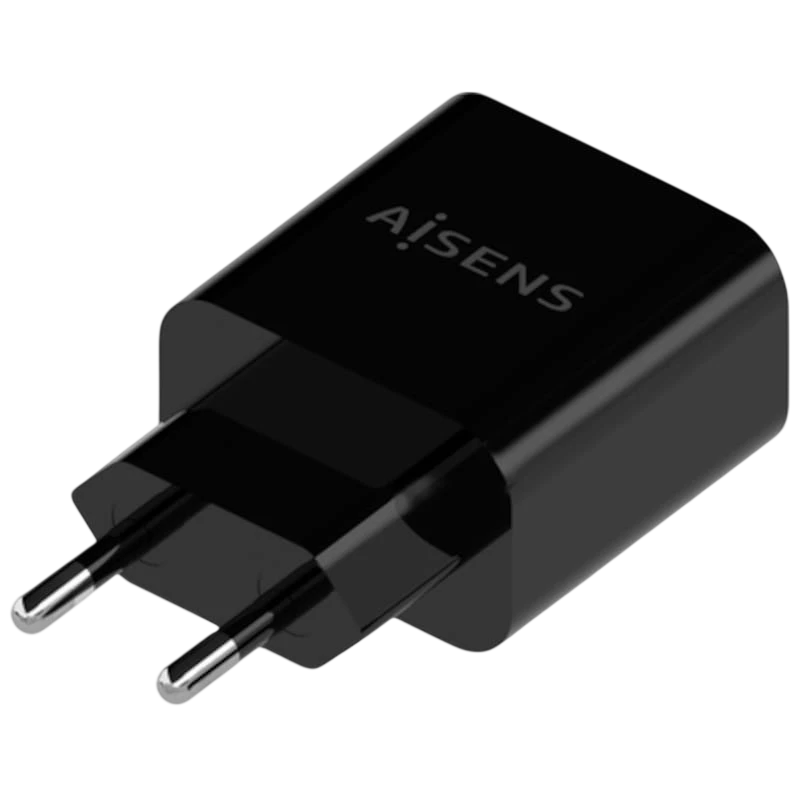 Aisens A110-0682 20W USB-C USB-A Negro Cargador de Pared