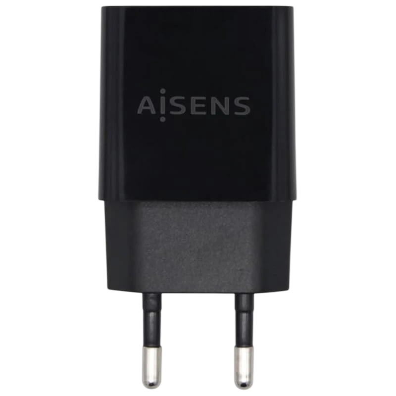 Cargador Aisens USB 10W Alta Eficiencia 5V/2A Negro