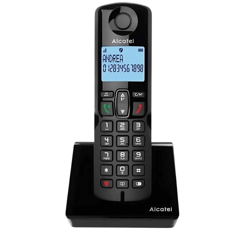 Alcatel S280 EWE Negro Teléfono DECT