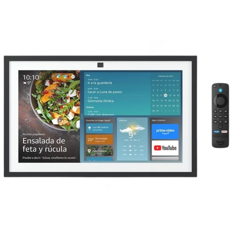 Amazon Echo Show 15 (2024) FullHD de 15.6' Alexa Fire TV y mando por voz Alexa