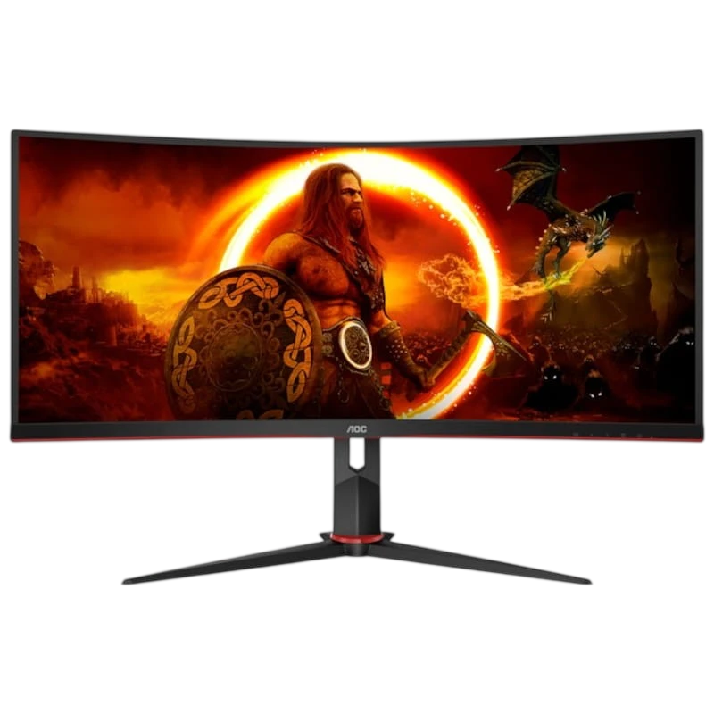 AOC G2 CU34G2XP/BK 34' WQHD VA Ultrawide Curvo 180 Hz Negro
