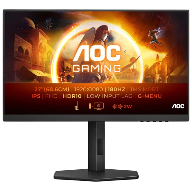 AOC G4 27G4X 27' FullHD IPS G-SYNC 180 Hz Negro