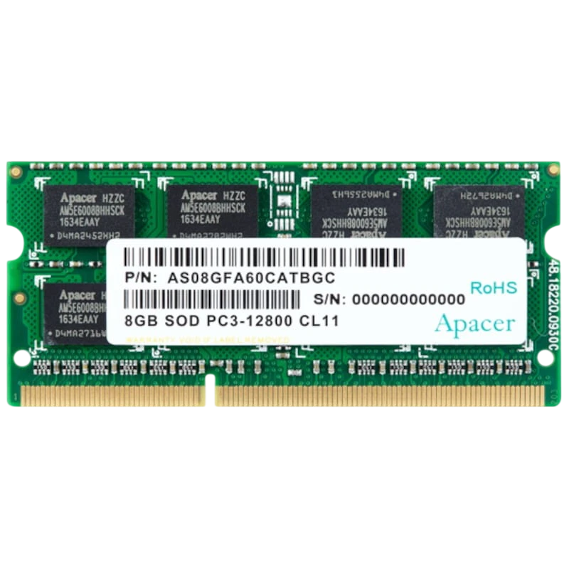 Apacer AS08GFA60CATBGJ 8GB DDR3 1600 MHz CL11