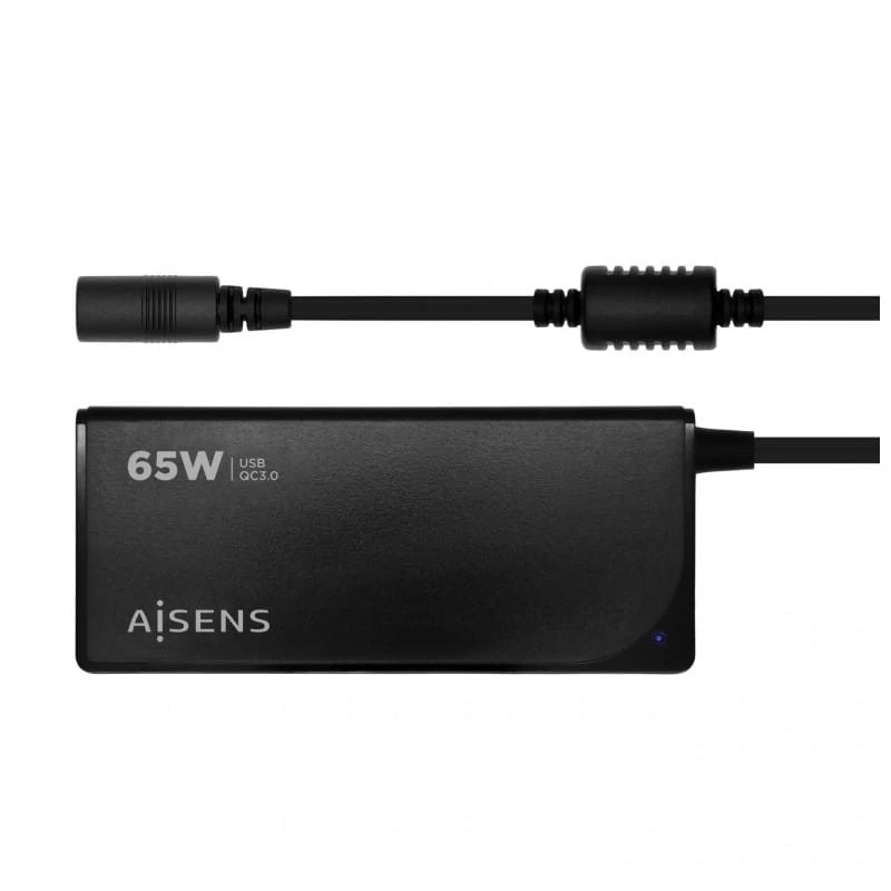 AISENS ASLC-65WAUTO-BK 65W USB Negro Cargador Portátil