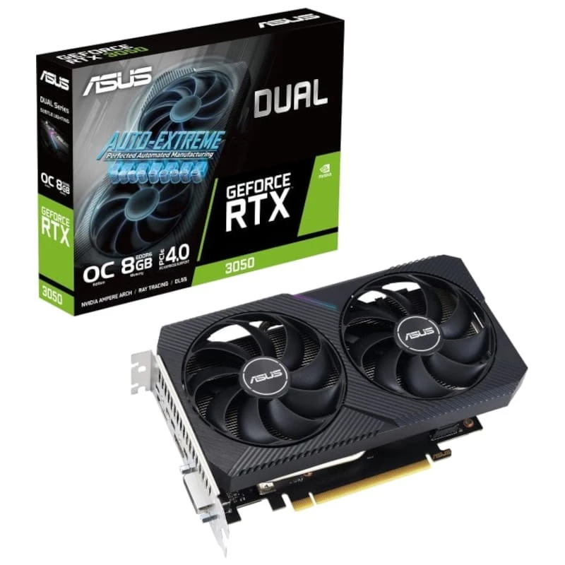 Asus Dual GeForce RTX 3050 V2 OC 8GB GDDR6