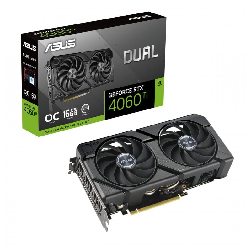 ASUS Dual -RTX4060TI EVO 16 GB GDDR6 Tarjeta gráfica