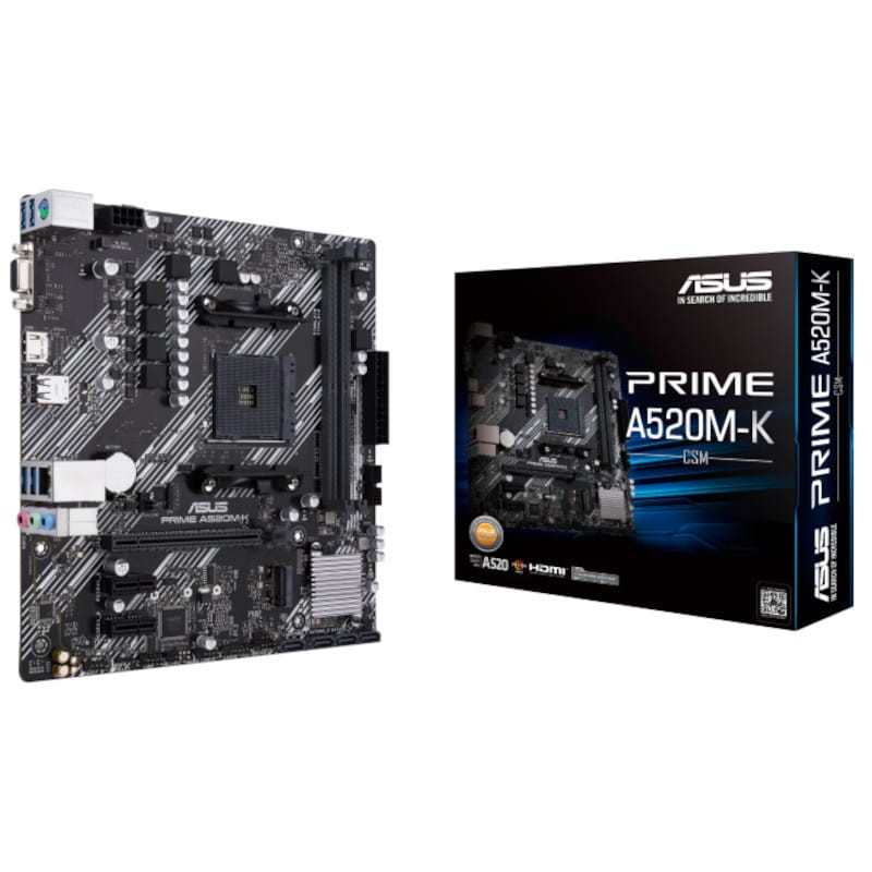ASUS PRIME A520M-K AMD micro ATX Placa Base