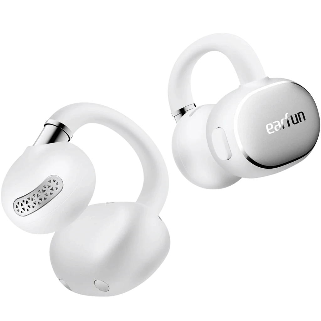 Auriculares EarFun Clip 2 Open-Ear Blanco Bluetooth 6.0 40h Hi-Res Wireless IP55
