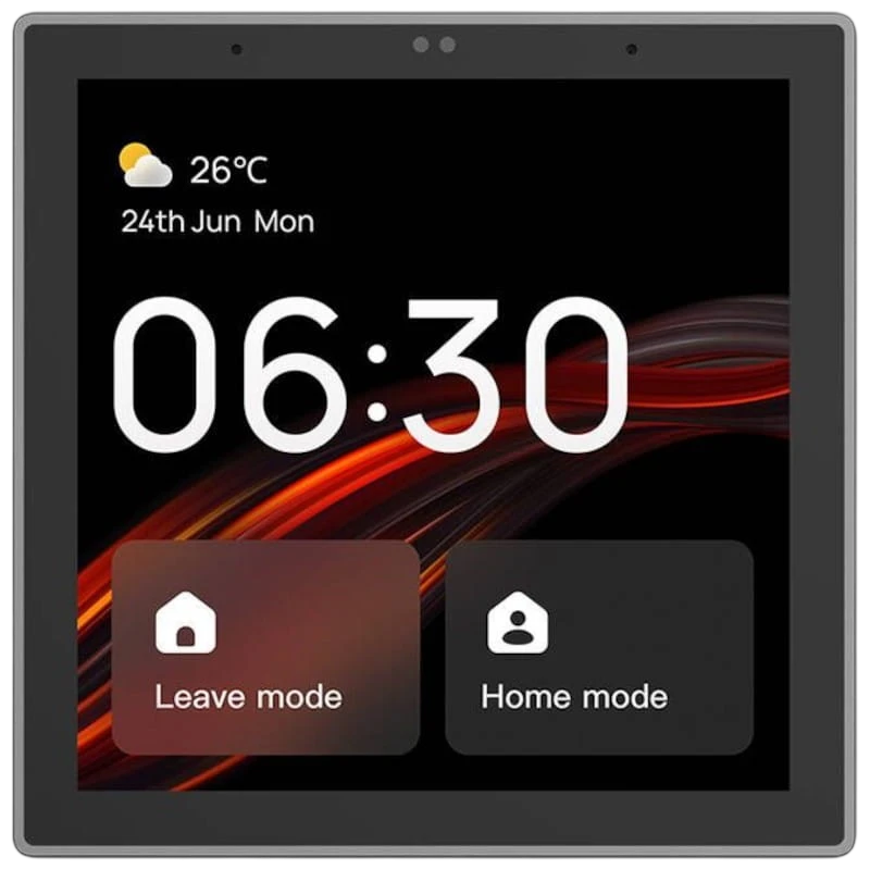 Avatto T6E S Zigbee/Bluetooth Tuya Negro Panel de control inteligente