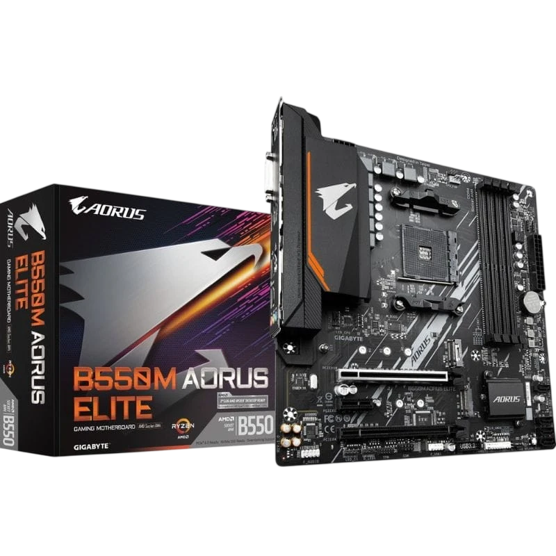 Gigabyte B550M AORUS ELITE AMD Zócalo AM4 128GB Micro ATX Negro