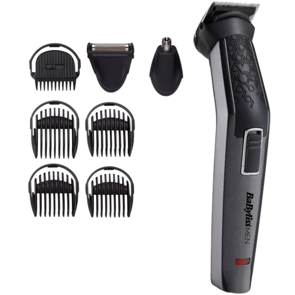 BaByliss MT727E Multi-Grooming-Set Cuchillas Carbono-Titanio Barbero Multifunción 10 en 1