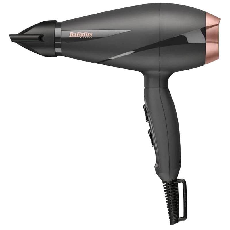 BaByliss Smooth Pro 2100 Secador Profesional Negro/Oro rosa