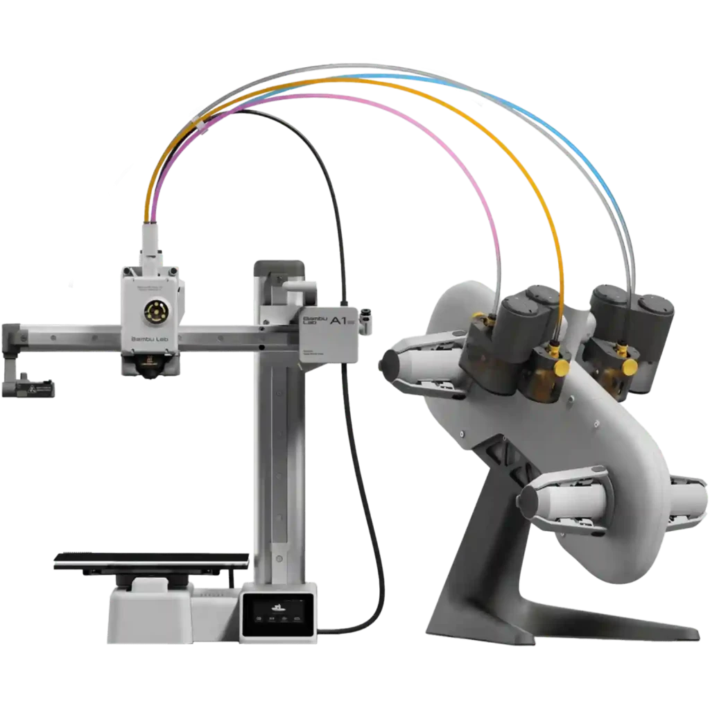 Bambu Lab A1 Mini Combo 500mm/s 180×180×180mm AMS Lite 4 Colores Impresora 3D FDM
