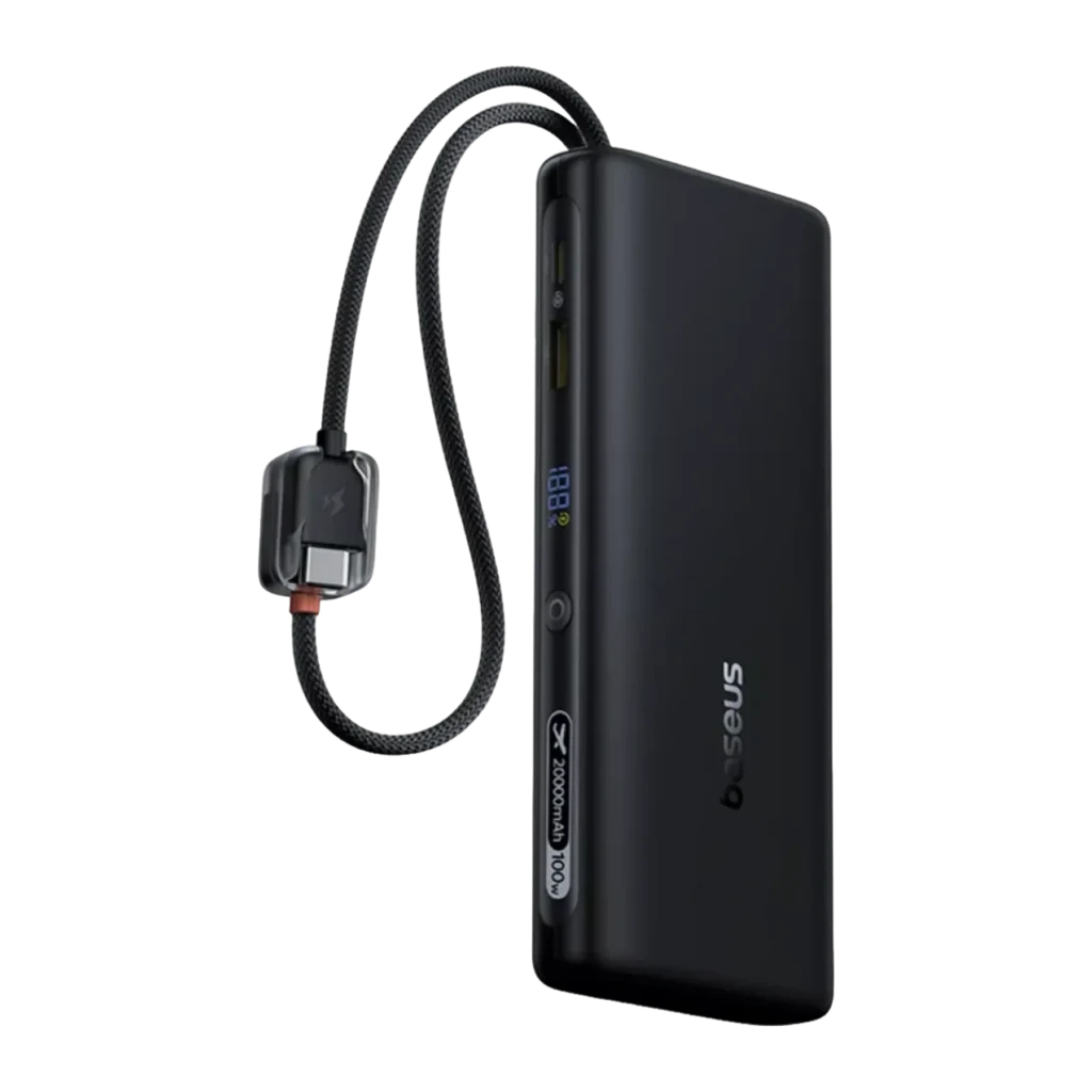 Power Bank Baseus EnerFill FC41 2 Cables USB-C Integrados 20000mAh
