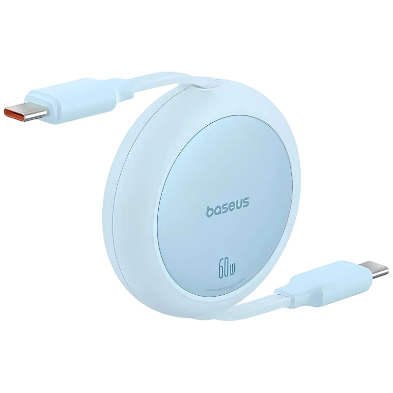 Baseus Free2Pull Azul Cable Mini USB-C a USB-C 1m