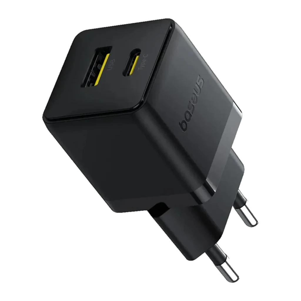 Baseus Palm Fast Charger 30W USB-A + USB-C Cargador de pared