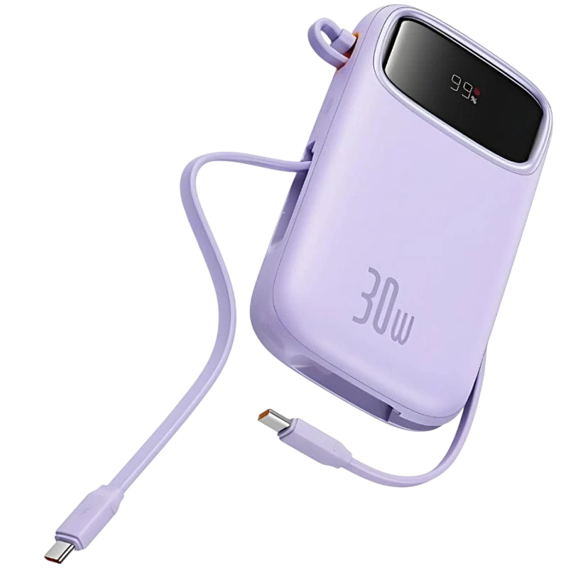 Baseus QPow 2 10000 mAh 30W Power Bank Violeta