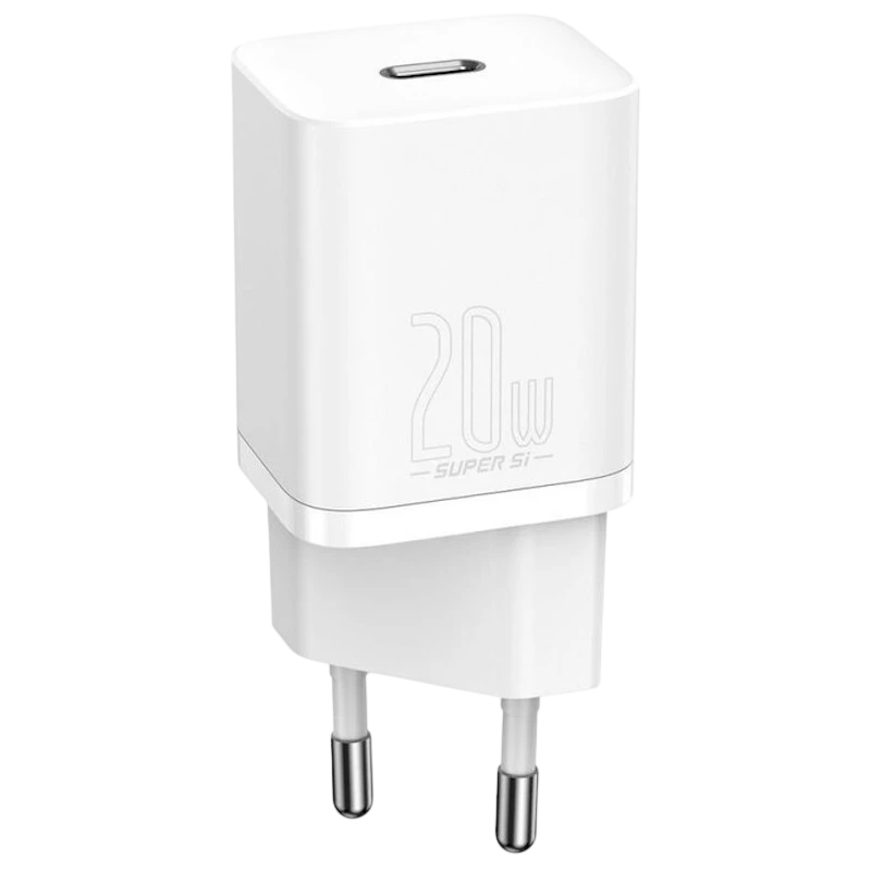 Baseus Super Si Quick Charger 1C 20W Blanco Cargador de pared