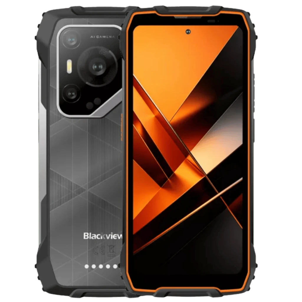 Blackview BL7000 Pro 5G 512GB Naranja Pantalla FHD+ de 120Hz 8GB RAM Rugged