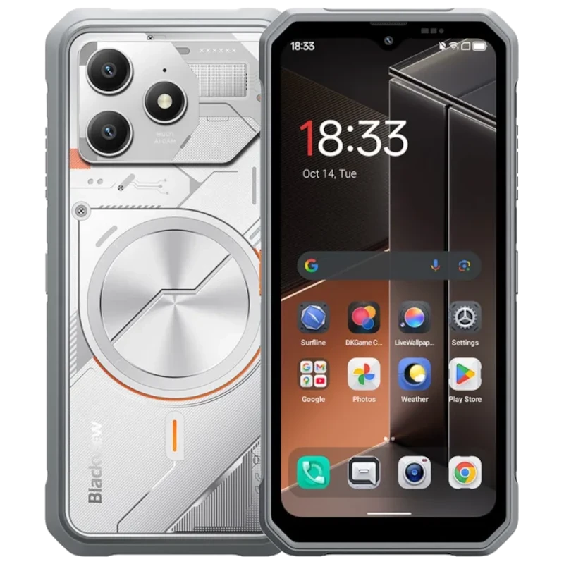 Blackview Fort 100 128GB Blanco Triple certificado de resistencia 8GB de RAM Batería de 5000 mAh