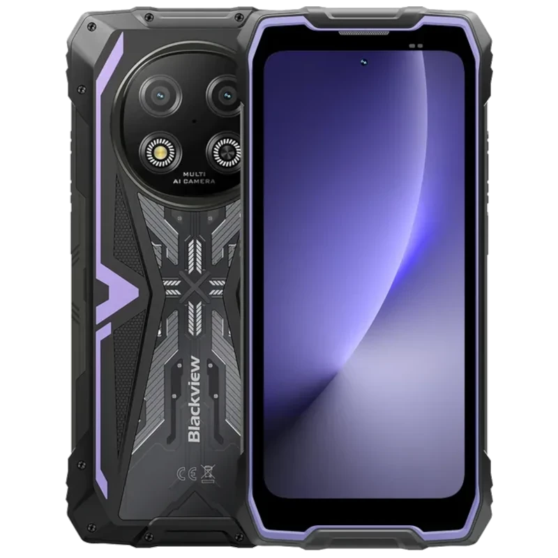 Blackview Rock 2 5G 256 GB Lila Rugged 12GB RAM Pantalla de 6.67'