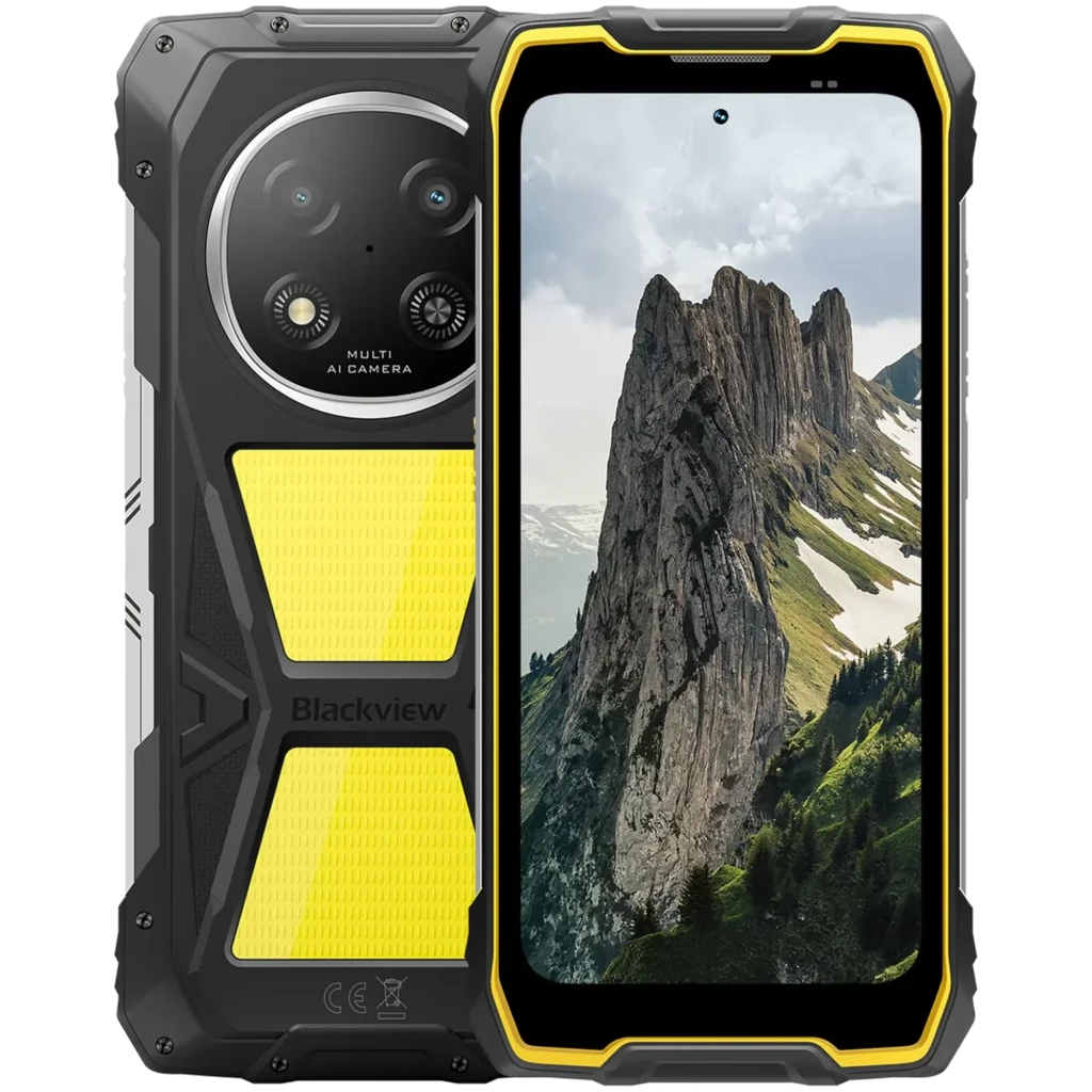 Blackview Rock 2 Pro 256GB Amarillo Luz de camping 8GB de RAM Rugged