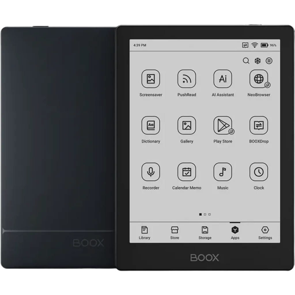 BOOX Go 6 eReader 6' 32 GB E Ink Carta 1300 Negro