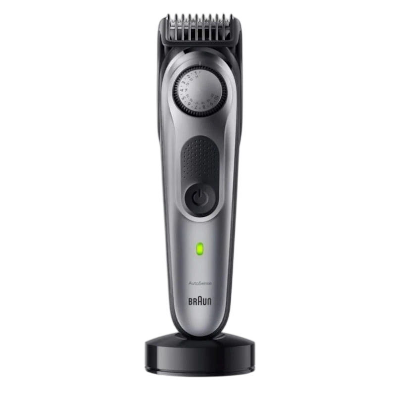Recortadora de Barba Braun Series 7 BT7420 6 en 1 Negro/Gris