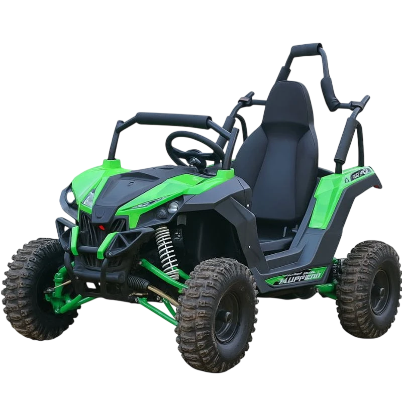 Buggy UTV Todoterreno 48V Verde Coche eléctrico para niños