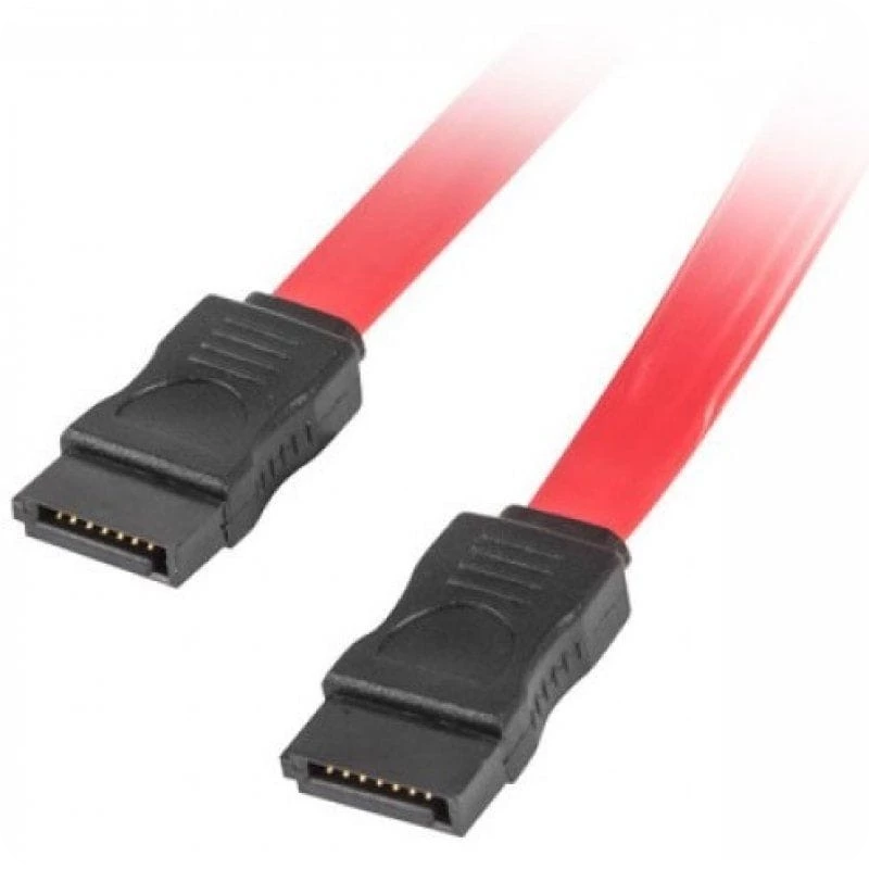 Cable SATA III 50cm Rojo