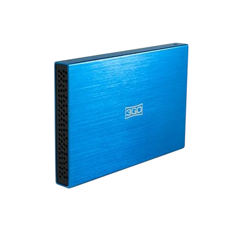 Caja HDD 2,5' 3GO SATA Azul HDD25BL13