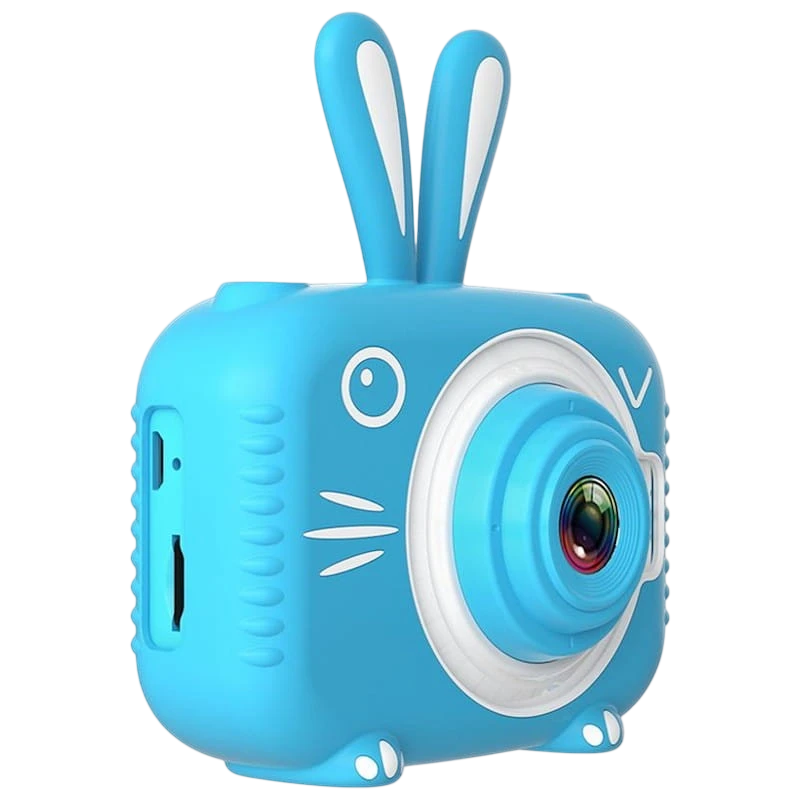 Cámara Digital Para Niños K3 Diseño Conejo Azul