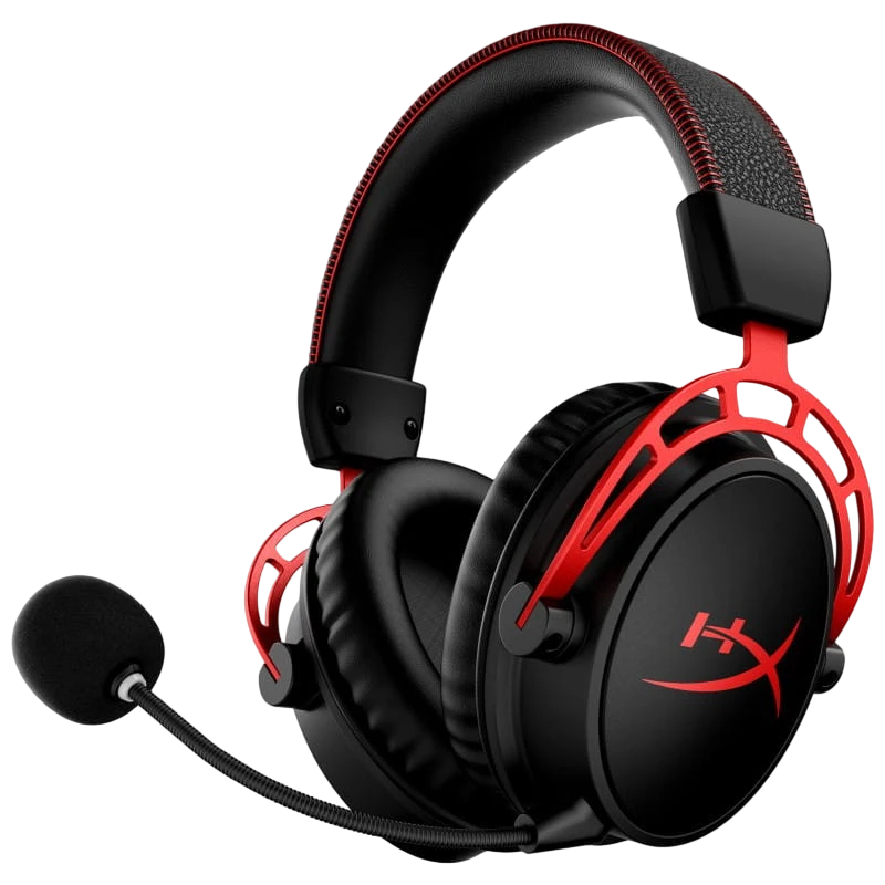 HyperX Cloud Alpha Negro y Rojo Gaming con Wireless