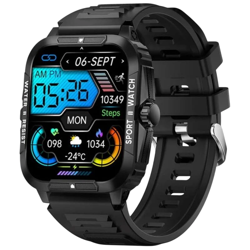 Colmi P76 Botón Negro Reloj inteligente