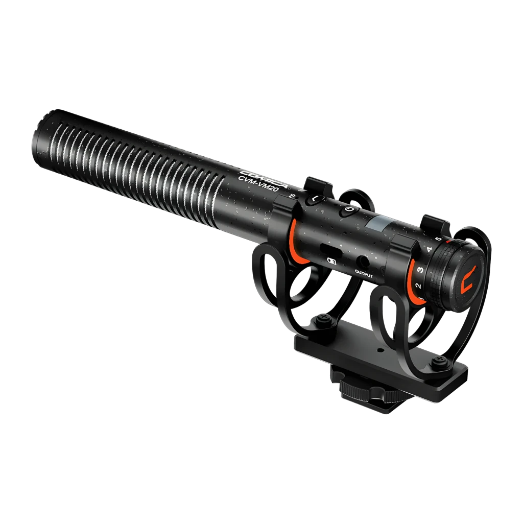 Micrófono Comica CVM-VM20 Condensador Shotgun Supercardioide