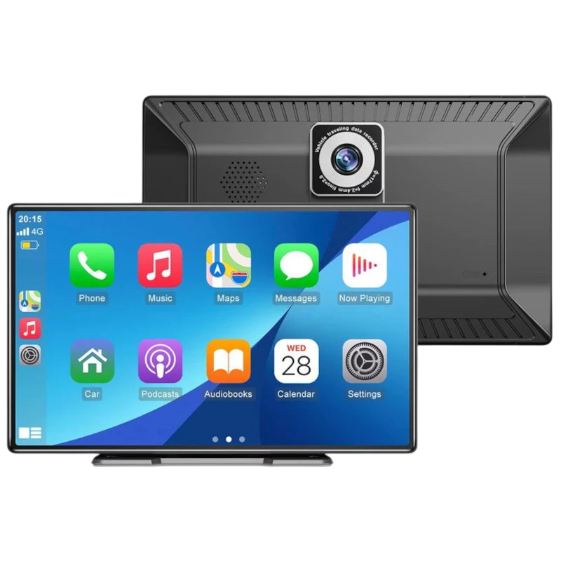 Dash Cam SD9060 Pantalla táctil universal 9 pulgadas Inalámbrico Carplay/Apple/Android