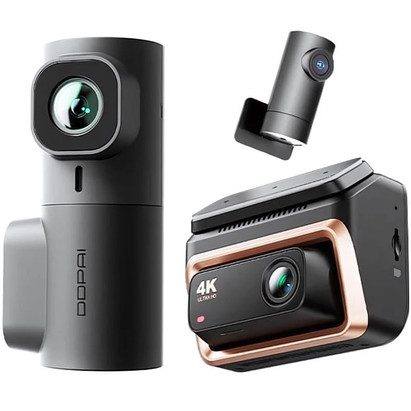 DDPAI Z60 Pro 4K Three Dash Cam Cámara para Coche