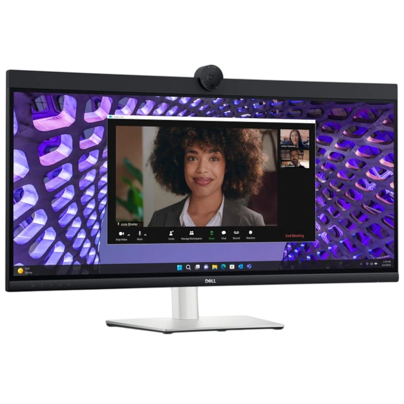 Dell P Series P3424WEB 34.1' WQHD IPS UltraWide Curvo con Webcam y Altavoces Negro