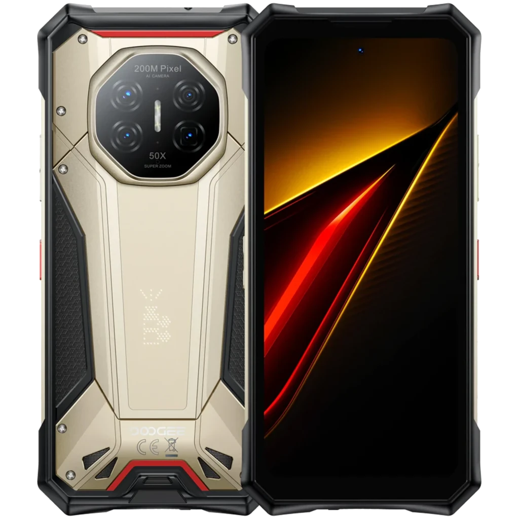 Doogee S300 Pro 512GB Dorado Función PTT 16GB de RAM Rugged