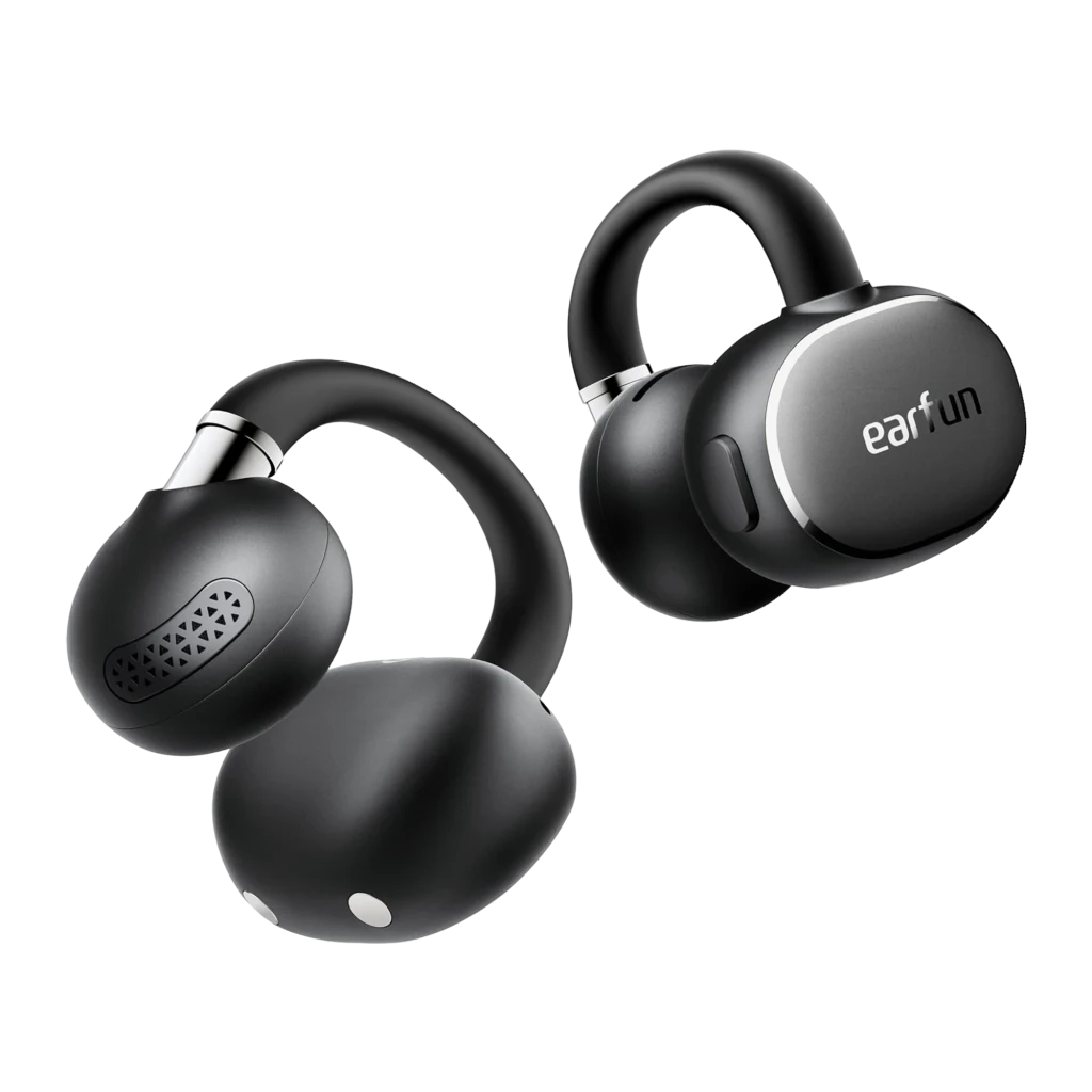 Auriculares EarFun Clip 2 Open-Ear Negro Bluetooth 6.0 40h Hi-Res Wireless IP55