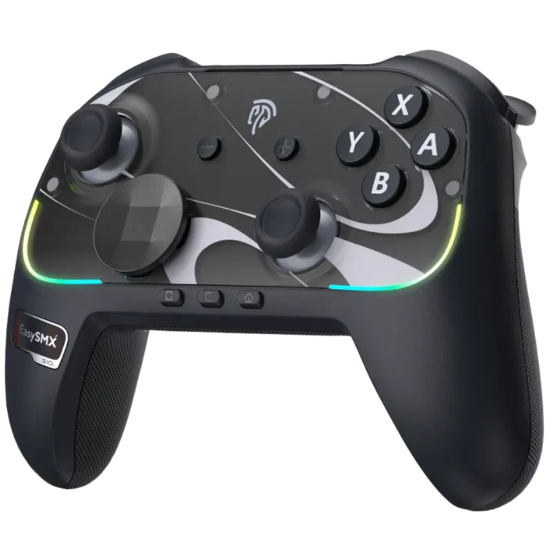 EasySMX S10 Switch Gamepad Negro Mando Inalámbrico para Nintendo Switch 2 con Vibración HD