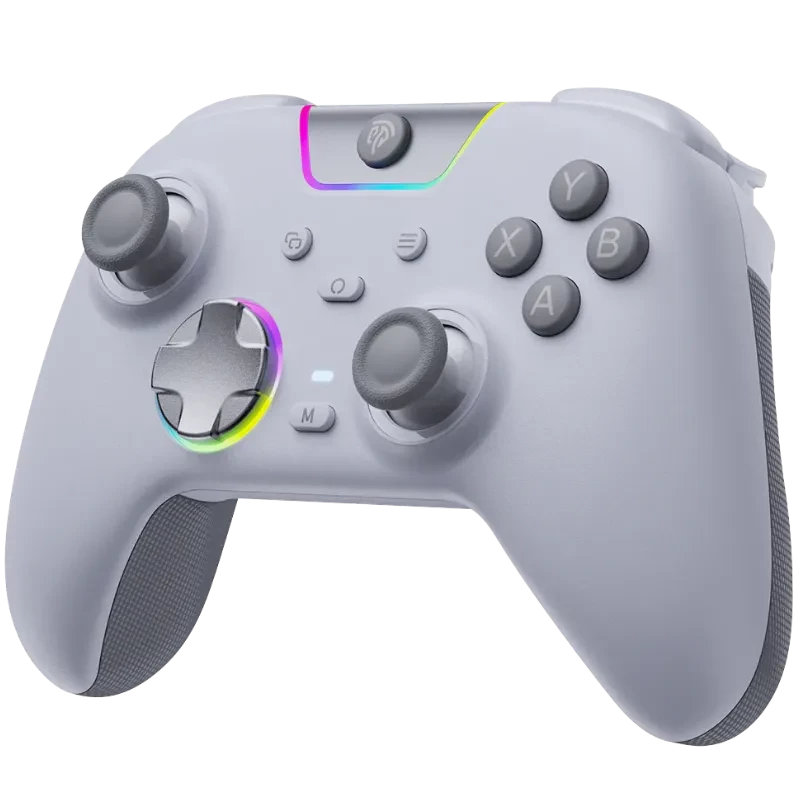 EasySMX X05 Pro PC Gamepad Blanco Mando multiplataforma con triple conexión 2.4 GHz/Bluetooth/USB-C