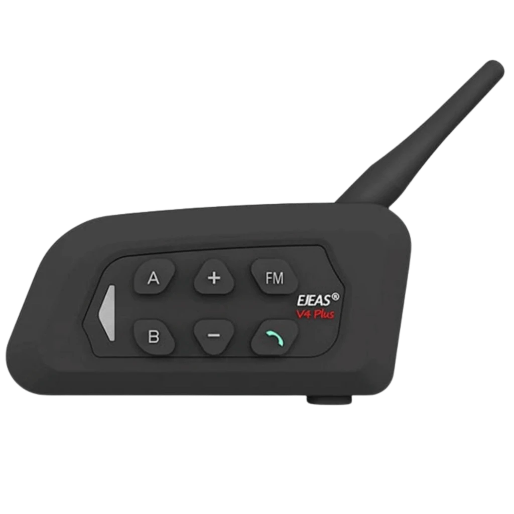 EJEAS V4 Plus Intercomunicador Moto Bluetooth 5.1 Comunicación 4 Pilotos 1500m