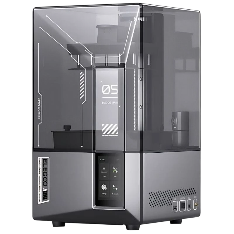 ELEGOO Mars 5 Ultra Mono LCD HD 9K Alta Velocidad hasta 150mm/h Cámara Con IA Tamaño de impresión 7 Pulgadas Nivelación Automática de resina