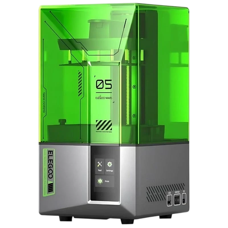 ELEGOO Mars 5 Mono LCD HD 4K Velocidad 77mm/h Tamaño de impresión 6.6 Pulgadas Nivelación Automática de resina