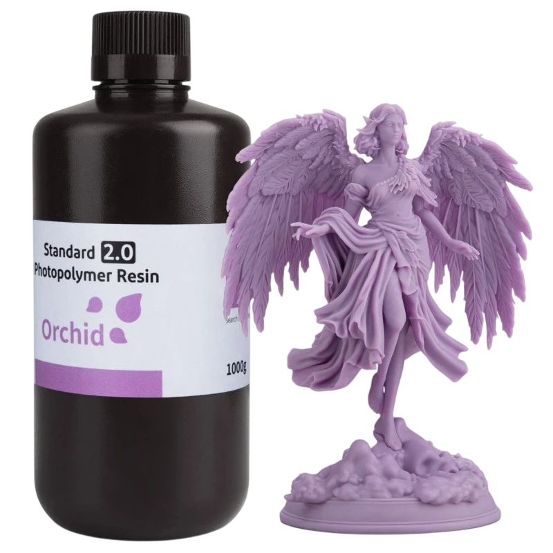 ELEGOO Resina Estándar v2.0 Color Orquídea Para Impresoras 3D de Resina LCD 1KG