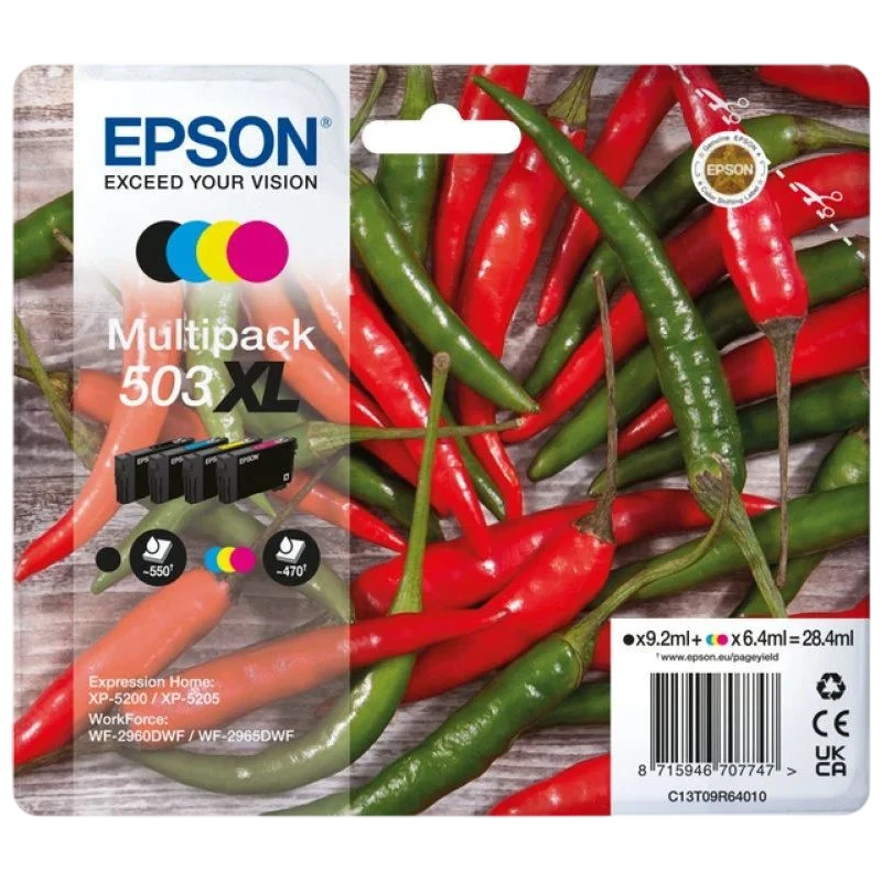 Epson C13T09R94010 Negro Cian Magenta Amarillo Cartucho de tinta